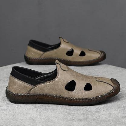 Herren Bequeme Sommer-Slipper mit Cut-Outs für Alltag & Freizeit