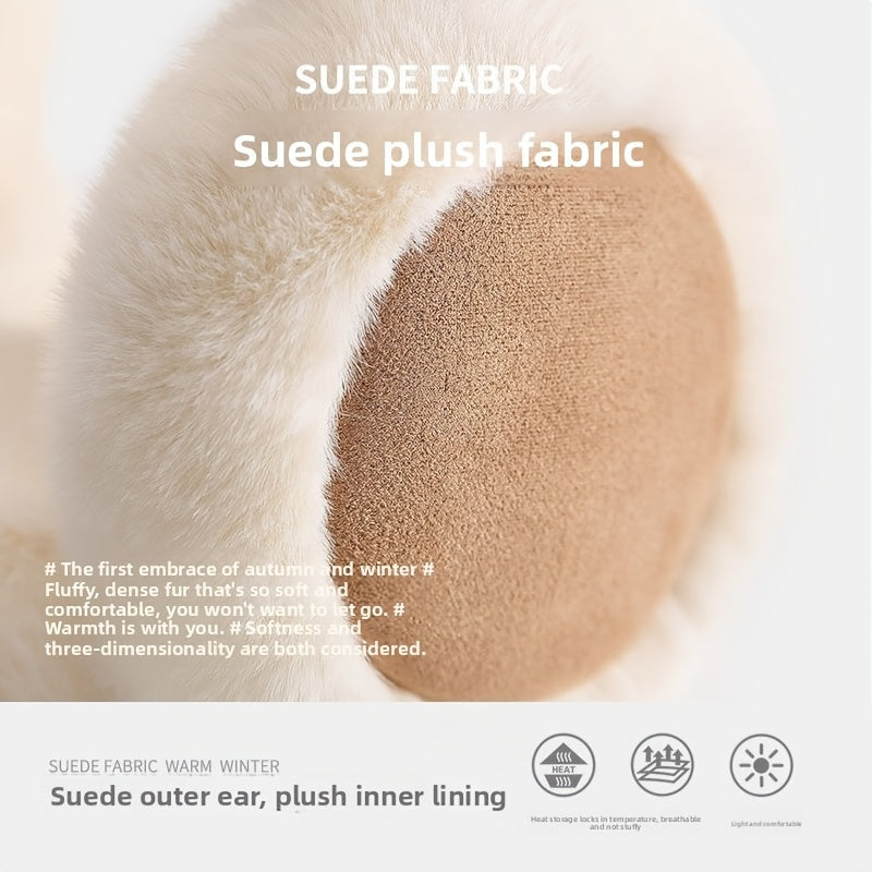 Ohrenschützer Ohrwärmer warm weich Winter Pelz-Optik