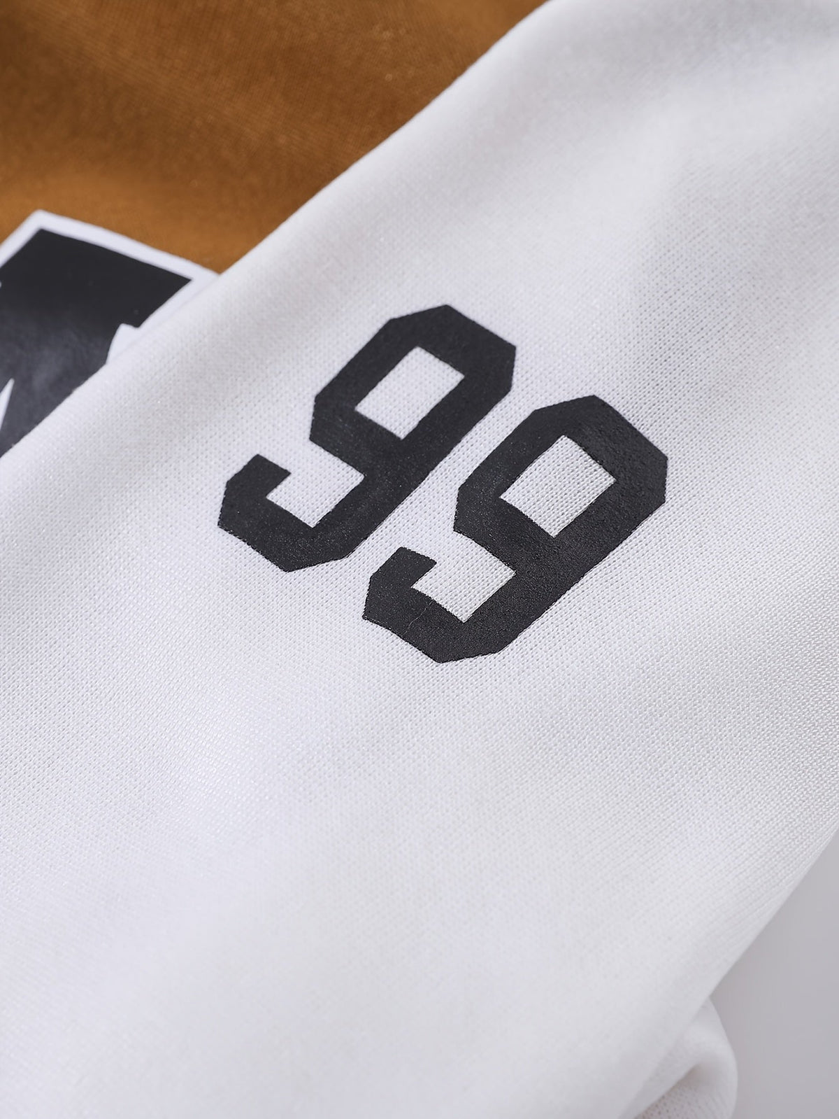 College Jacke Unisex mit Kontrastärmeln und Druckknöpfen, Baseball Bomberjacke