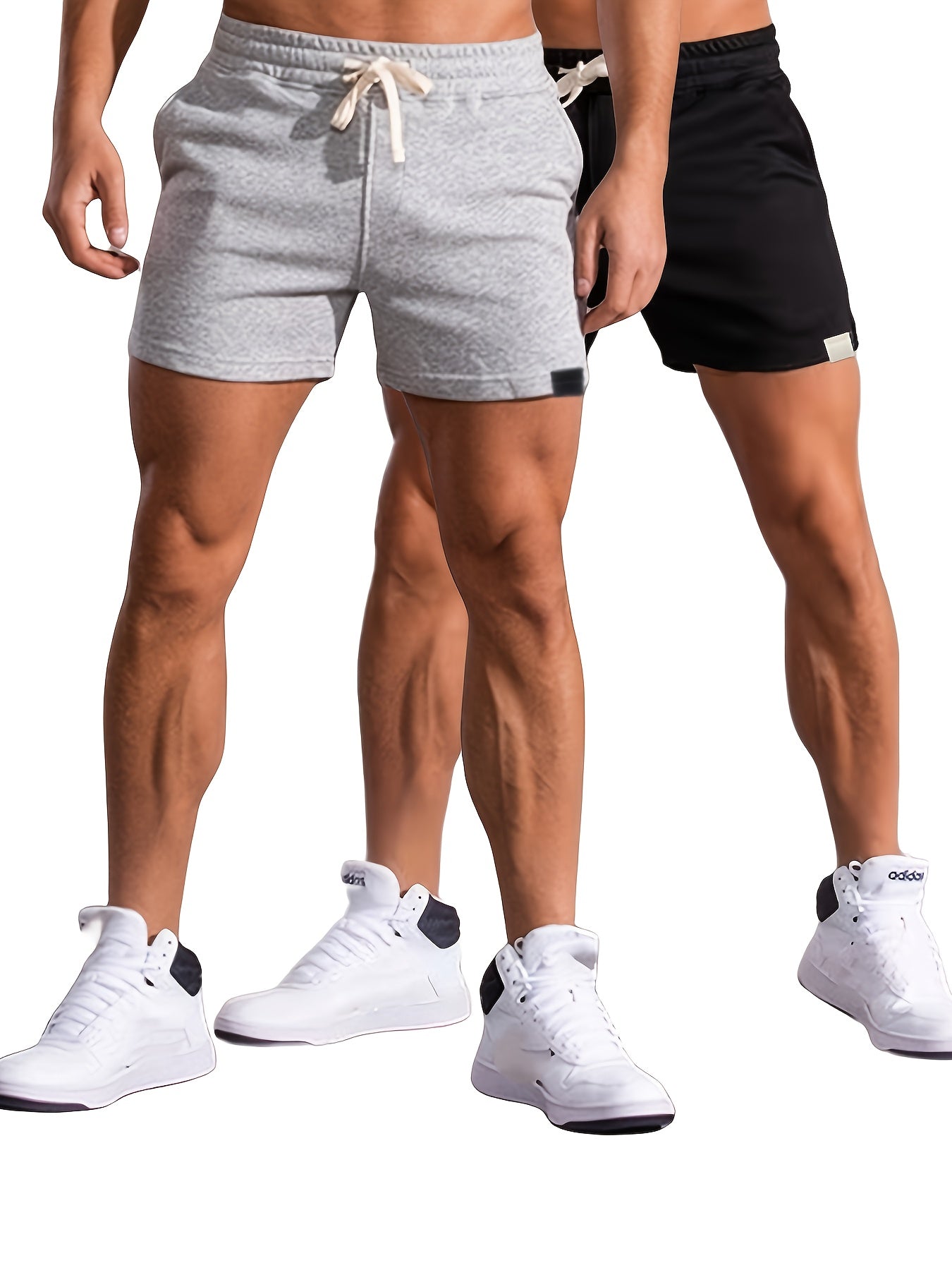 Herren Freizeit Fitness Shorts – Bequeme Sport- und Freizeithose mit Kordelzug, Modernes Design