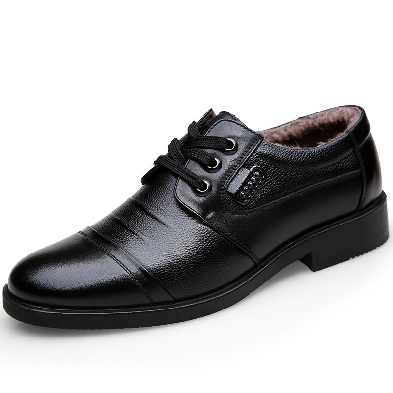 Herren Winterschuhe mit Schnürung und Futter – Warm & Elegant
