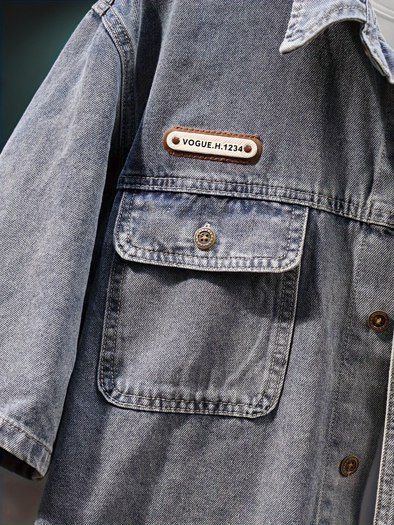 Herren Oversize Jeanshemd Kurzarm mit Vintage Look und Brusttaschen – Stilvolles Freizeit Hemd für Alltag & Streetwear