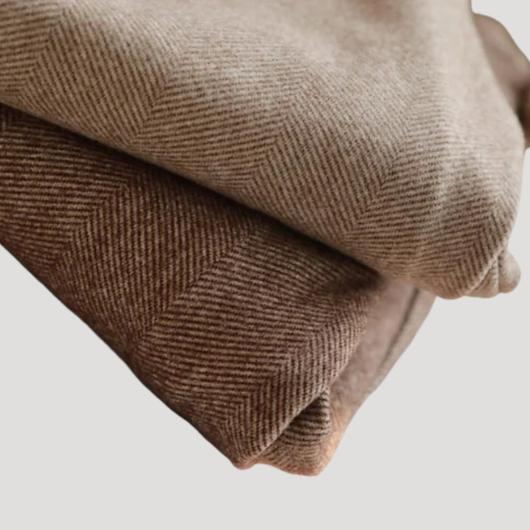 Herren Heritage Herringbone Anzughose – Klassisch, Stilvoll, Vielseitig