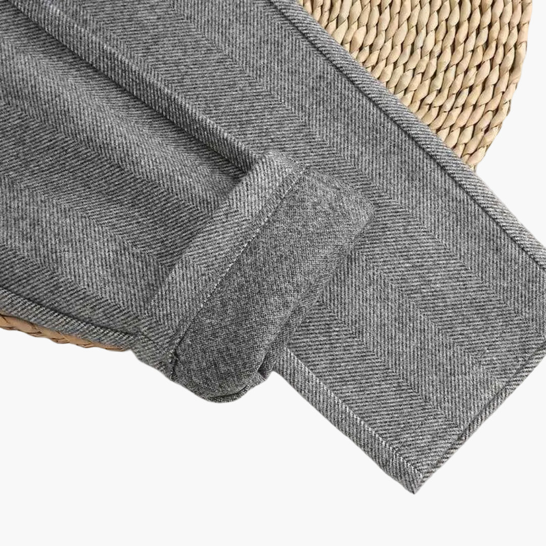 Herren Heritage Herringbone Anzughose – Klassisch, Stilvoll, Vielseitig