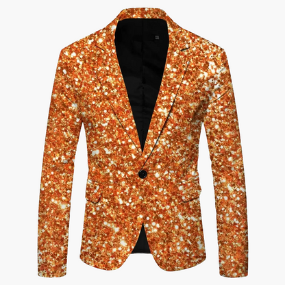 Herren Modernes Slim Fit Sakko – Stilvolles Ein-Knopf-Blazer für Business und Events