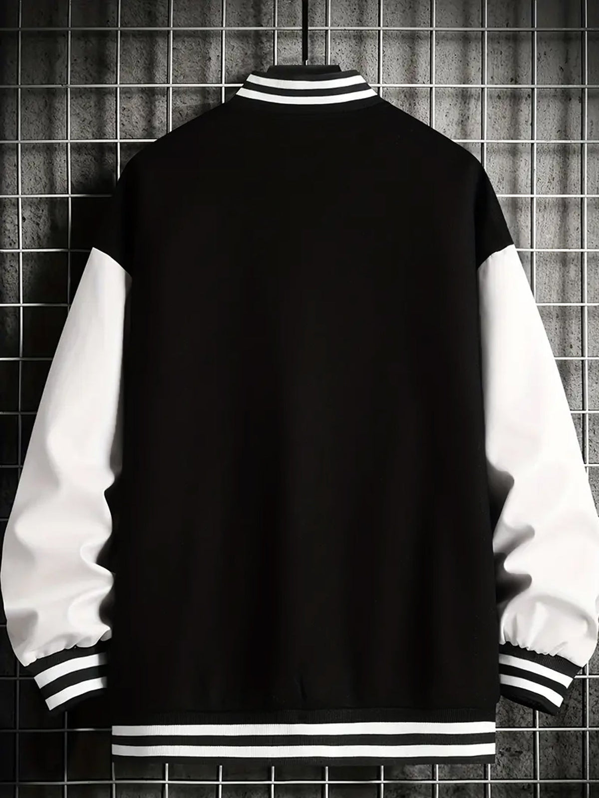 Baseballjacke und Trainingshose Set für Herren - Sportanzug mit "Los Angeles" Schriftzug