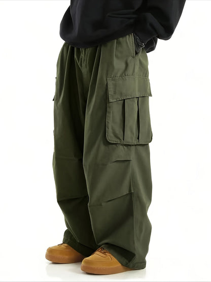 Herren Weite Cargo-Hose Streetwear Urban Style