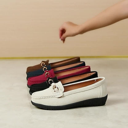 Damen Mokassins Slipper – Bequeme Alltagsschuhe im klassischen Casual-Stil