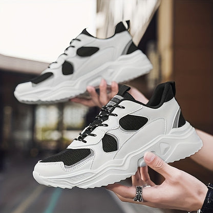 Herren Sneaker Trendige Chunky Sportschuhe Freizeit und Alltag