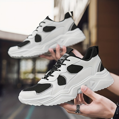 Herren Sneaker Trendige Chunky Sportschuhe Freizeit und Alltag