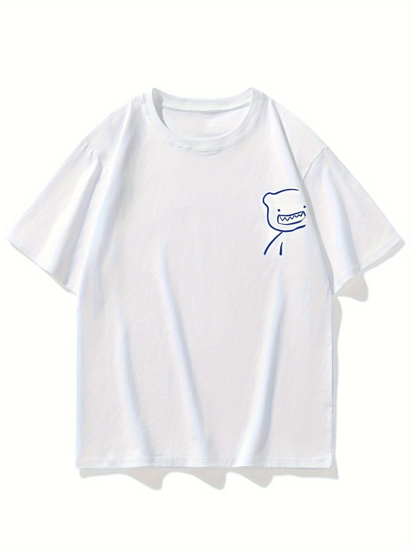 Herren Oversized Streetwear T-Shirt mit Bären Grafik und modernem Kunst-Design