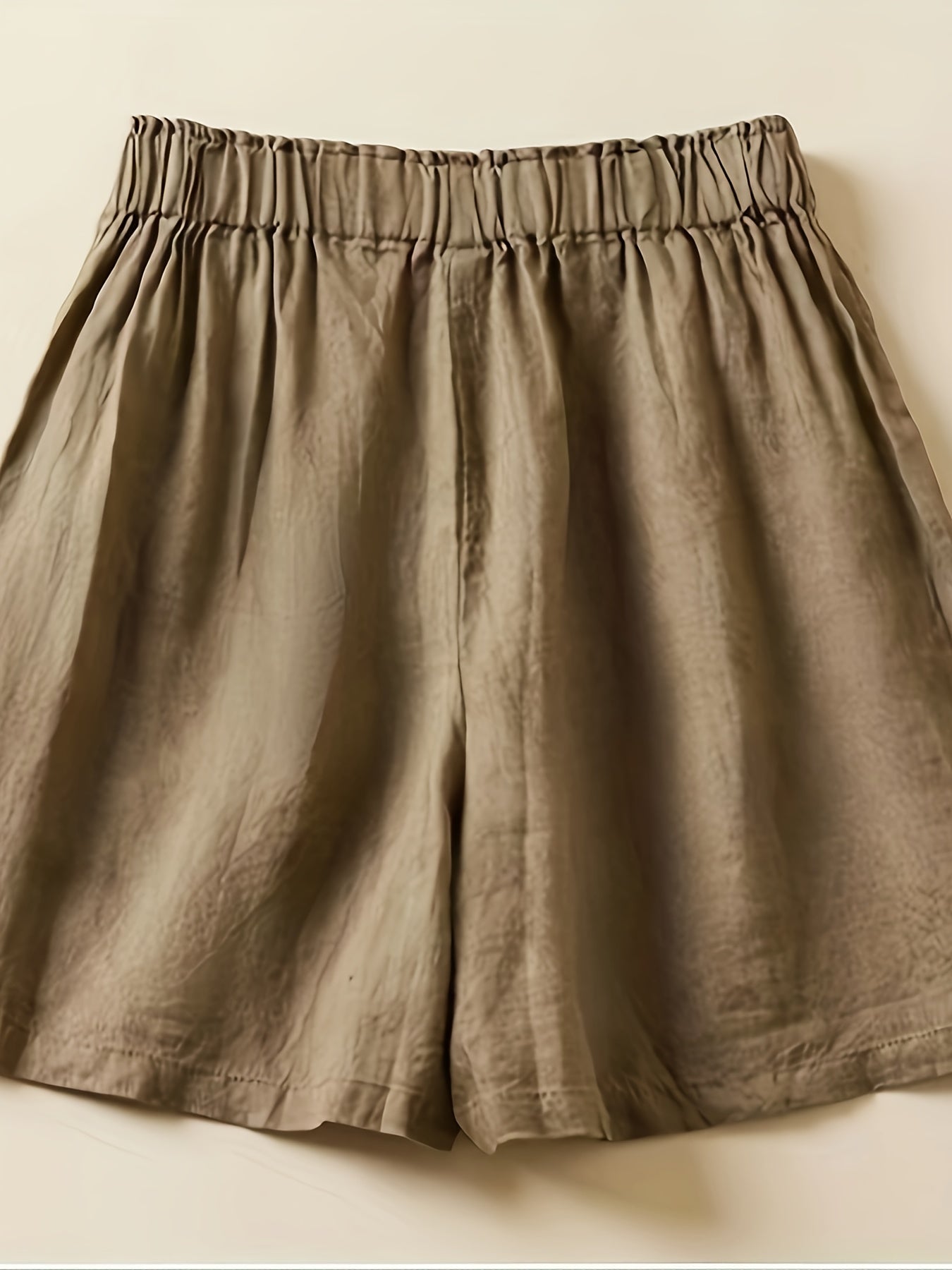 Damen Weite Freizeithose Shorts – Elegante High-Waist Culottes für Alltag und Büro