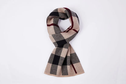 Unisex Karierter Schal Weiches Material Warmes Halstuch