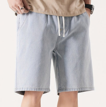 Herren Denim Shorts Lockerer Schnitt für Freizeit und Alltag