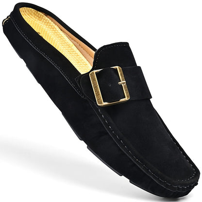 Herren Mokassin-Loafer mit Schnalle – Elegante Slip-On Schuhe für Freizeit und Alltag