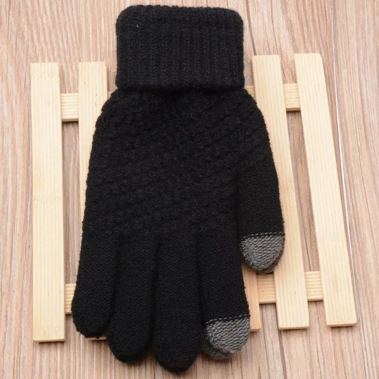 Unisex Strick Touchscreen-Handschuhe in verschiedenen Farben