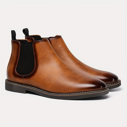 Herren Chelsea Boots mit elastischem Einsatz und Zuglasche