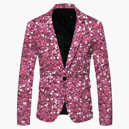 Herren Modernes Slim Fit Sakko – Stilvolles Ein-Knopf-Blazer für Business und Events
