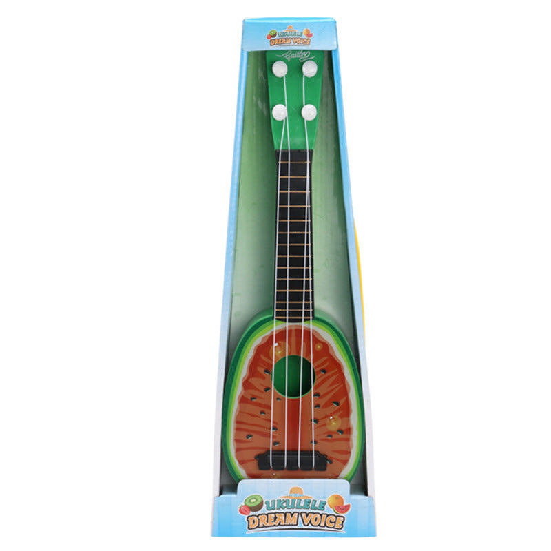 Kinder Ukulele Spielzeug – Simuliertes Musikinstrument für Jungen und Mädchen, Lernspielzeug für Musikspaß