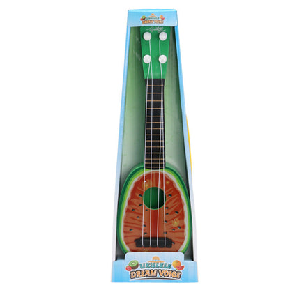 Kinder Ukulele Spielzeug – Simuliertes Musikinstrument für Jungen und Mädchen, Lernspielzeug für Musikspaß