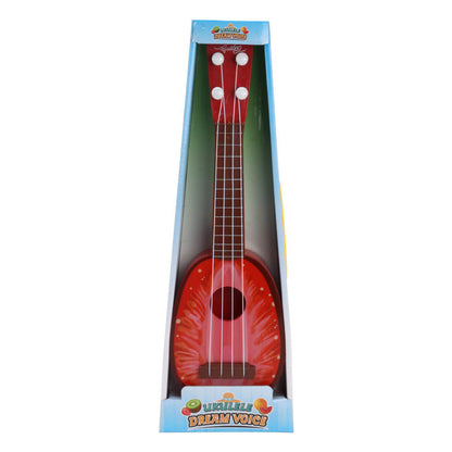 Kinder Ukulele Spielzeug – Simuliertes Musikinstrument für Jungen und Mädchen, Lernspielzeug für Musikspaß
