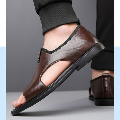 Herren Business-Sandale Offene Loafer Eleganter Freizeitstil