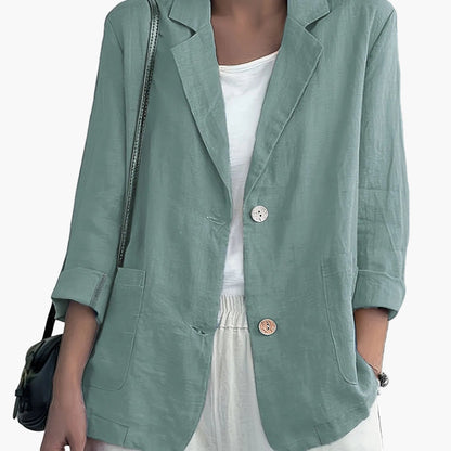 Damen Blazer im lässigen Business-Stil – Eleganter Freizeit-Jacke für Büro und Alltag