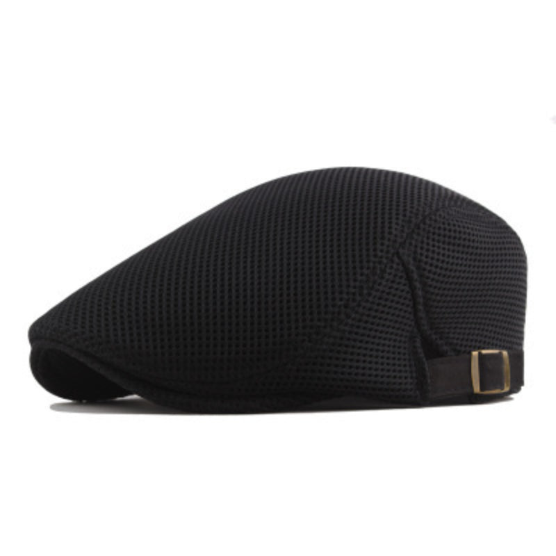 Unisex Schirmmütze Mesh-Gewebe Sommermütze Gatsby-Kappe Verstellbar