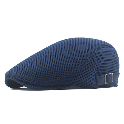 Unisex Schirmmütze Mesh-Gewebe Sommermütze Gatsby-Kappe Verstellbar