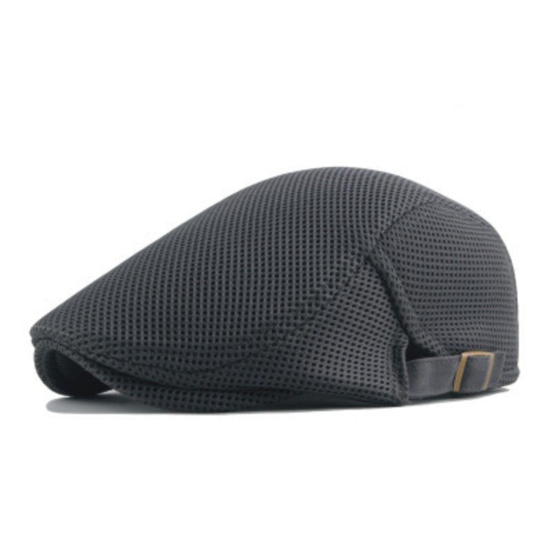 Unisex Schirmmütze Mesh-Gewebe Sommermütze Gatsby-Kappe Verstellbar