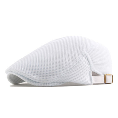 Unisex Schirmmütze Mesh-Gewebe Sommermütze Gatsby-Kappe Verstellbar
