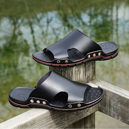 Herren Bequeme Slip-On Sandalen für Freizeit und Alltag