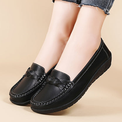 Damen Komfort-Loafer für Alltag und Büro – Klassische Mokassin-Slipper