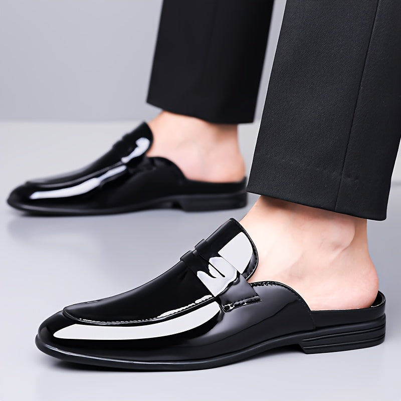 Herren Elegante Backless Loafer – Business & Freizeit Slip-On Schuhe