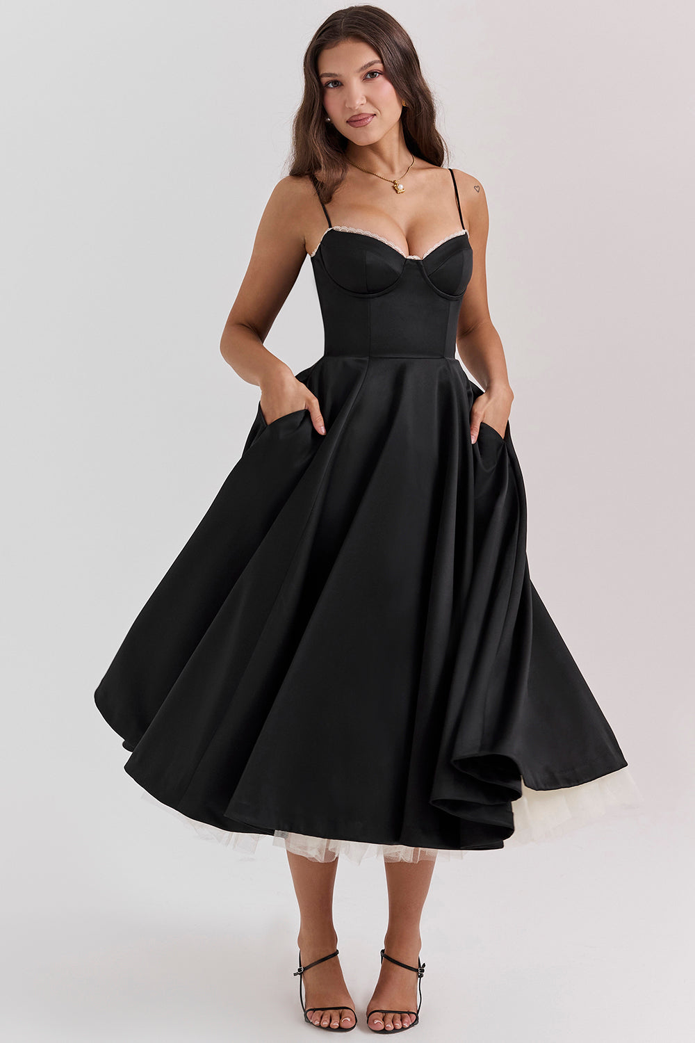 Elegantes Damen-Cocktailkleid im Vintage-Stil für besondere Anlässe