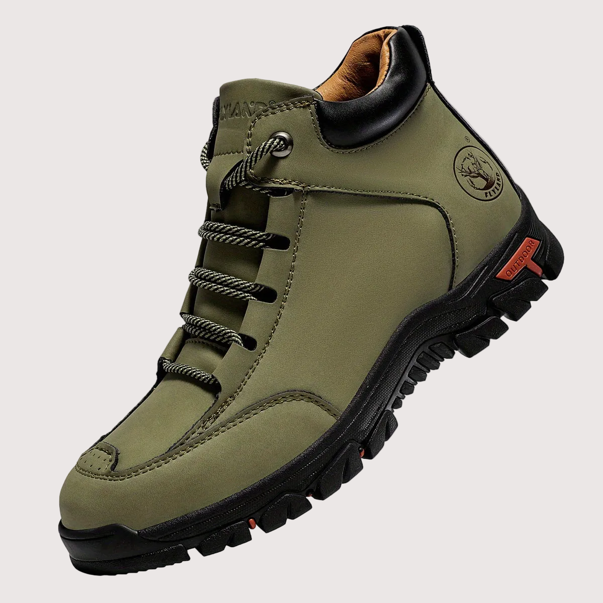 Herren Outdoor Stiefel Robust Profilsohle Knöchelhoch Schnürsenkel