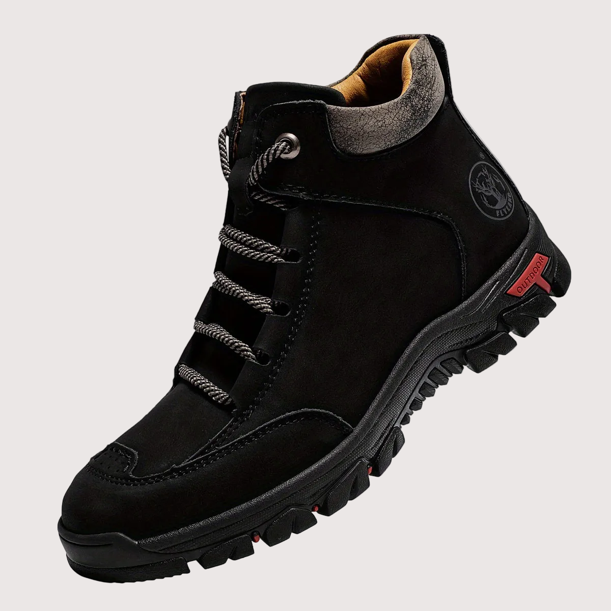 Herren Outdoor Stiefel Robust Profilsohle Knöchelhoch Schnürsenkel