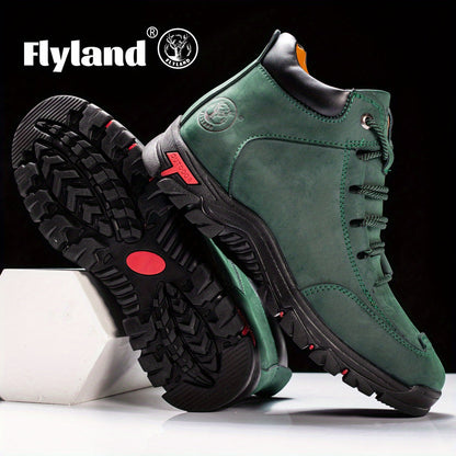 Herren Outdoor Stiefel Robust Profilsohle Knöchelhoch Schnürsenkel