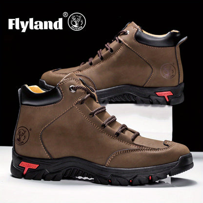 Herren Outdoor Stiefel Robust Profilsohle Knöchelhoch Schnürsenkel
