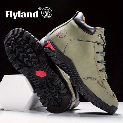 Herren Outdoor Stiefel Robust Profilsohle Knöchelhoch Schnürsenkel
