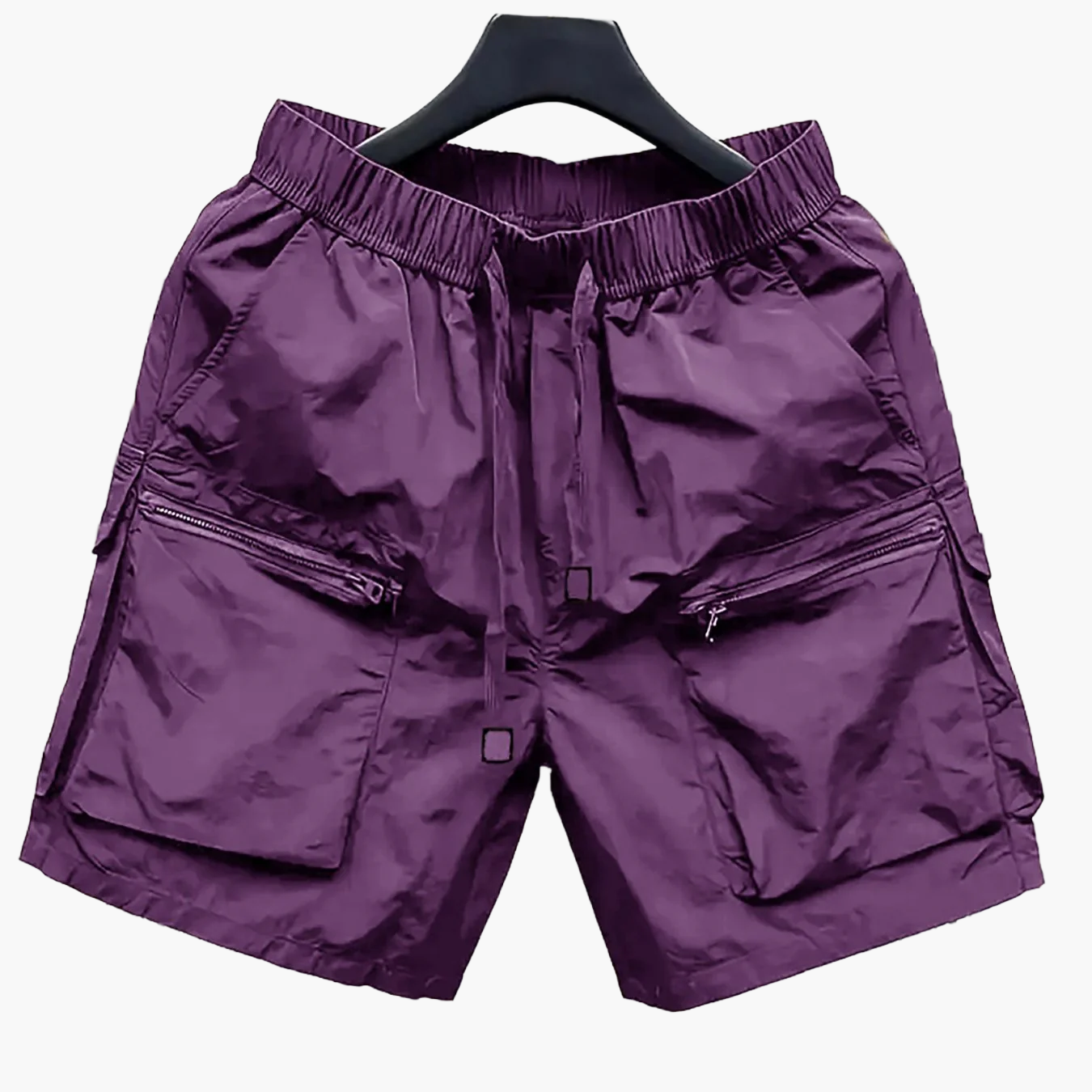Herren Cargo Shorts mit großen Taschen und Zipper, lässiger Streetwear-Look