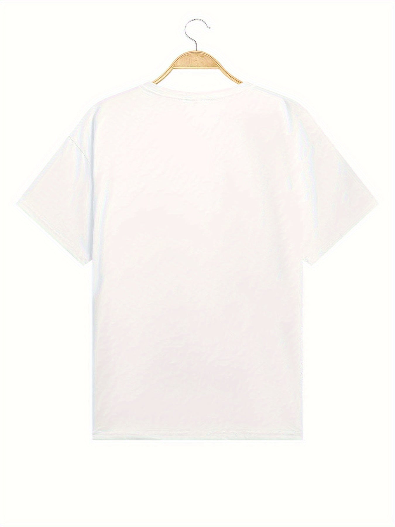 Damen T-Shirt mit Herzen-Print – Modisches Freizeitshirt mit Sommer-Style
