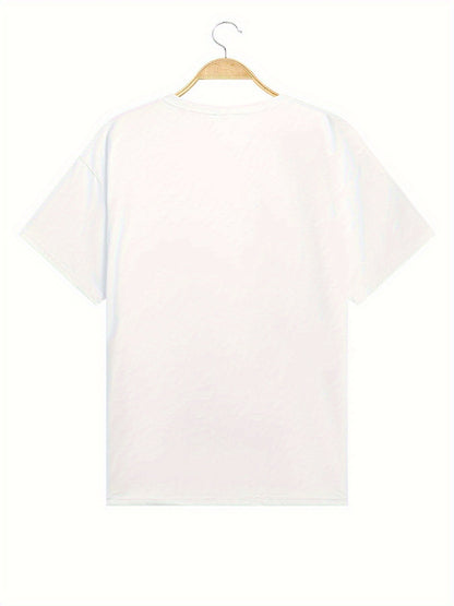 Damen T-Shirt mit Herzen-Print – Modisches Freizeitshirt mit Sommer-Style