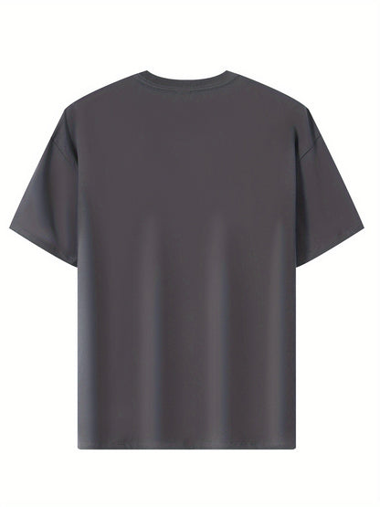 Herren Basic T-Shirt – Lässiger Streetwear Stil für Alltag und Freizeit