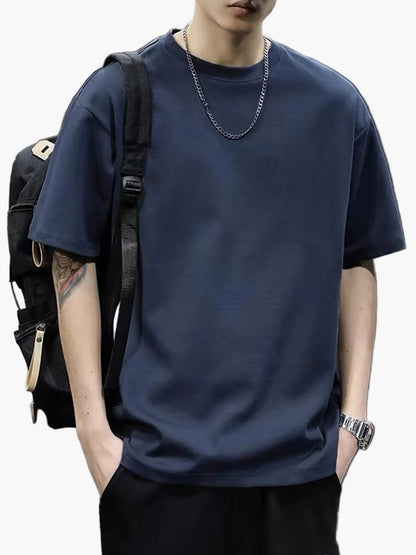 Herren Basic T-Shirt – Lässiger Streetwear Stil für Alltag und Freizeit