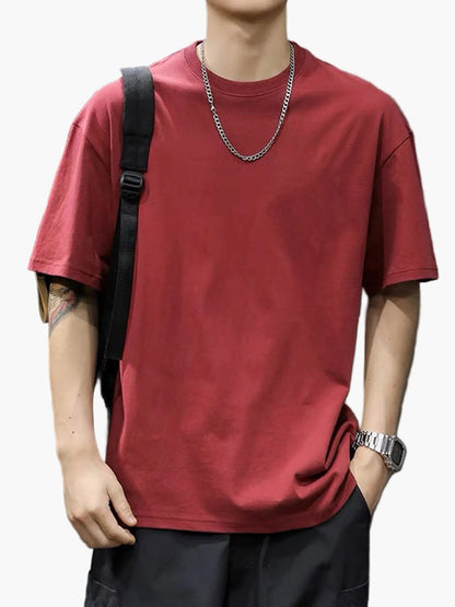 Herren Basic T-Shirt – Lässiger Streetwear Stil für Alltag und Freizeit