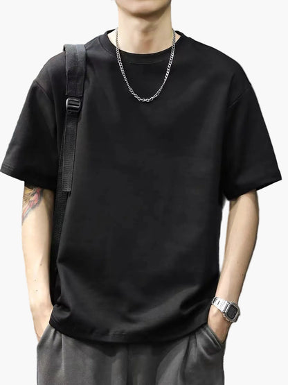 Herren Basic T-Shirt – Lässiger Streetwear Stil für Alltag und Freizeit