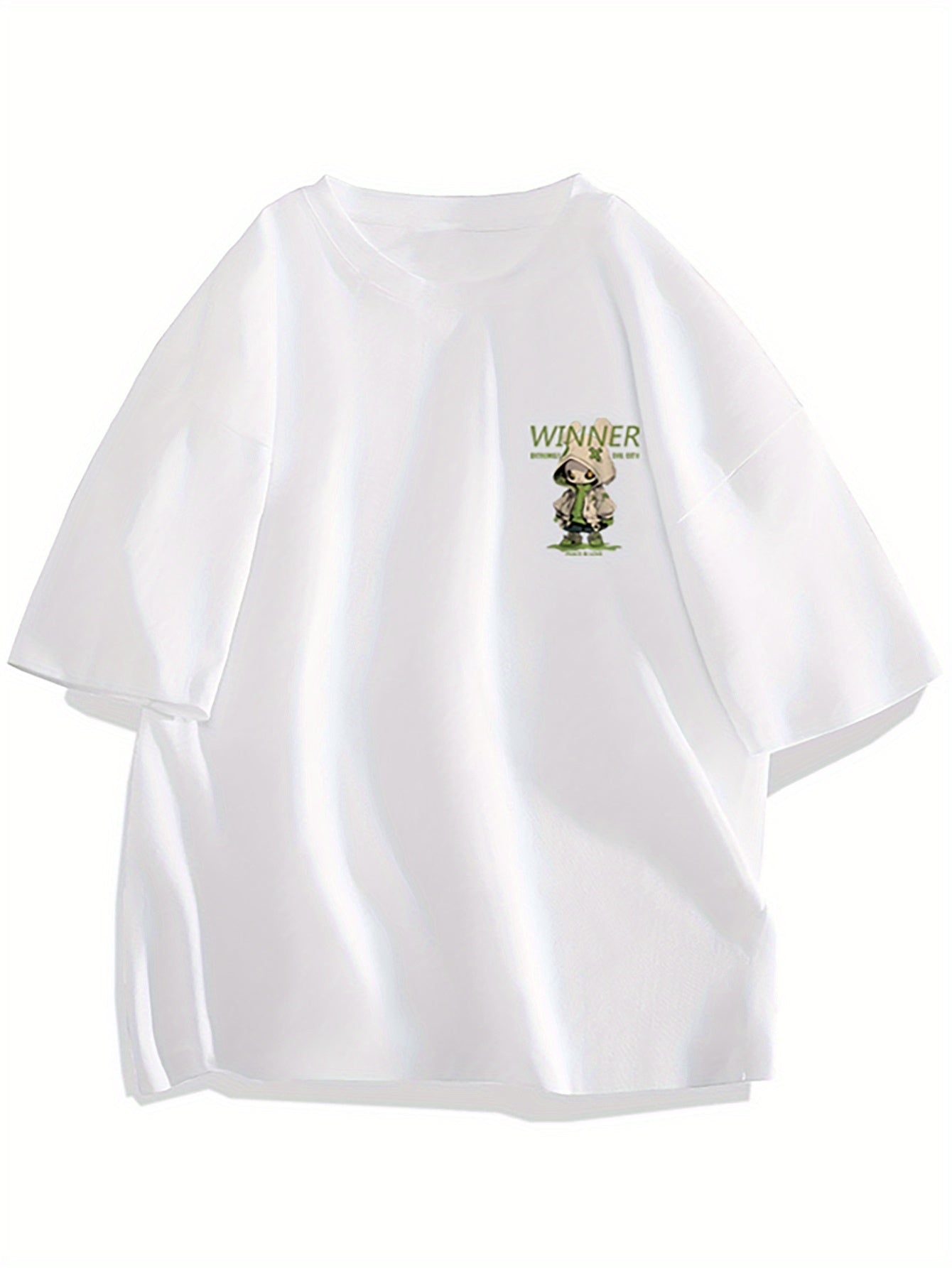Herren Streetwear Oversize T-Shirt mit Cartoon-Print und Urban Style