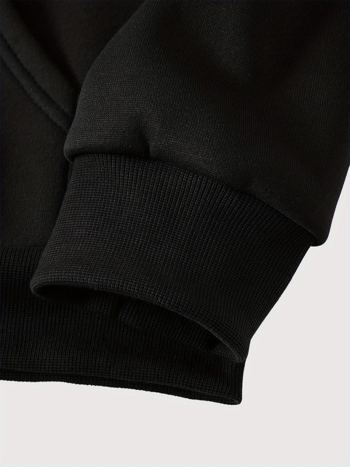 Zweifarbiger Kapuzenpullover mit Reißverschluss und Grafikprint