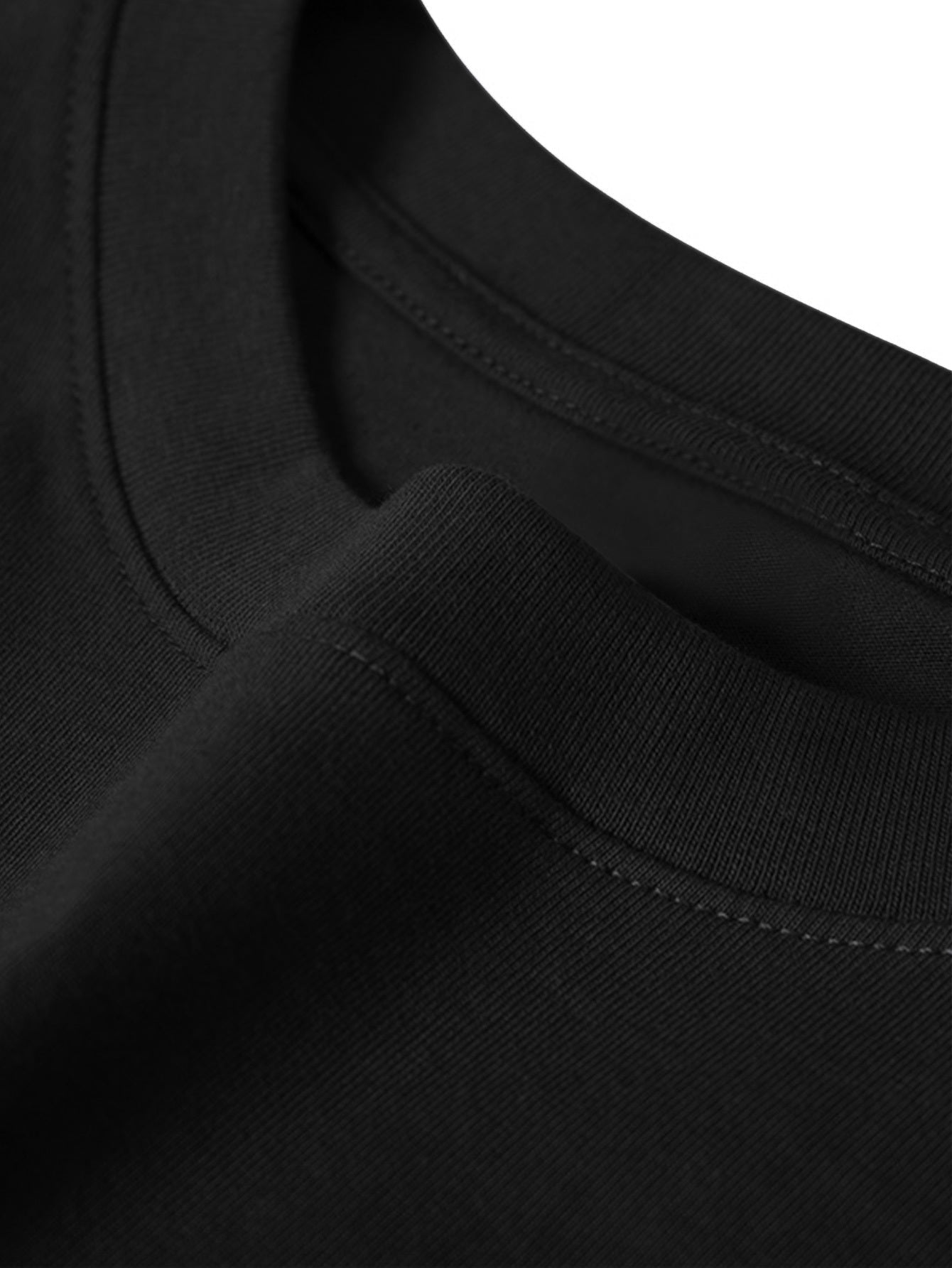 Herren Langarmshirt mit Rundhalsausschnitt und Streifen-Palmen-Print